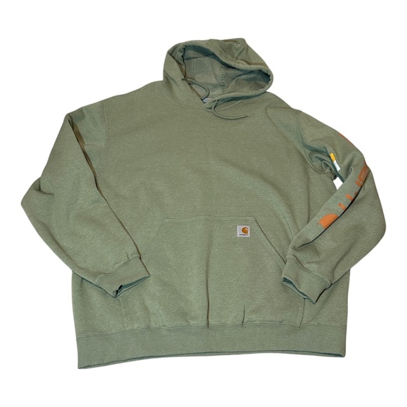 Carhartt TS0288-M Loose Fit Midweight Logo Sleeve Graphic Sweatshirt 2XL - Picture 1 of 2